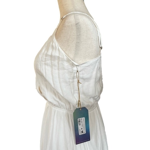 SHOW Me Your MuMu Molly Mullet High Low Dress in White Challis NWT Sz Small - Picture 4 of 8